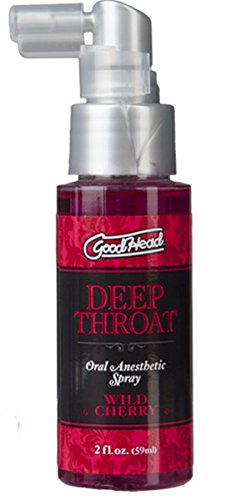 Give Great Head with This Desensitizing Deep Throat Spray! - Numbs Your Gag Reflex so You Can Take All of Your Partner! (Wild Cherry)