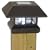 Moonrays 91249 Solar Powered Plastic Post Cap Lamp Light, Black