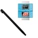 Black Replacement Stylus Pen + Durable Clear Reusable Upper and Bottom LCD Screen Protector for Nintendo DSi NDSi