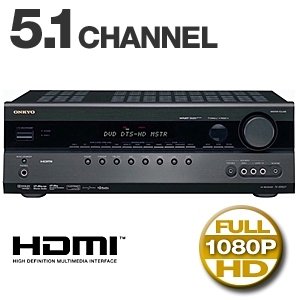 Onkyo TX-SR507 5.1-Channel A/V Surround Home Theater Receiver Black.
