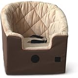 K&H Manufacturing Bucket Booster Pet Seat Large Tan 14.5-Inch by 24-Inch