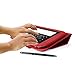 TESCO HUDL 2 Tablet Case - ROCKET RED Case / Cover / Skin with Built-In PropUp Stand (Dual Angle for Viewing & Typing Positions) - designed by G-HUB® exclusively for Tesco Hudl 8.3 inch Tablet (Tesco's second Tablet - Released in 2014) Case includes BONUS: G-HUB ProPen Stylus