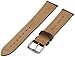 Hadley-Roma Men's 20mm Leather Watch Strap, Color:Brown (Model: MSM898RB-200)