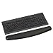 3M Gel Wrist Rest, Black Leatherette, 18 Inch Length, Antimicrobial Product Protection (WR309LE)