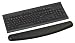 3M Gel Wrist Rest, Black Leatherette, 18 Inch Length, Antimicrobial Product Protection (WR309LE)
