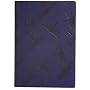 Navy Embossed Dragonfly Leather Journal - Lined Pages, 6"x8"