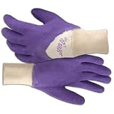 Vibrant Violet Dirt Digger Gloves with Cooling Neck Buddy Ladies Gardening Gift Set... by In the Garden and More