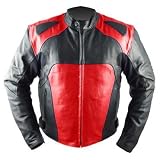 New MOTORCYCLE SPORTS LEATHER RIDER JACKET