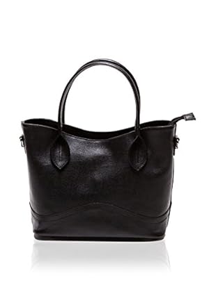 Anna Luchini Bolso asa de mano Tote (Negro)