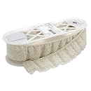 Wrights Ruffled Lace, 2-Inch, Natural
