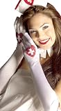 Long Sexy Adult Nurse Gloves