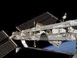 Truss and Solar Panels on the International Space Station Art Photographic Poster Print by Stocktrek Images, 12x9
