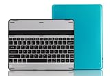 Hip Street HS-IPAD2KBCS-BL Multimedia Wireless Bluetooth Keyboard and Case for Apple iPad 3rd Generation/iPad 2-Blue