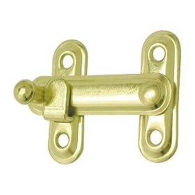 2 1/2" Polished Brass Bar Latch