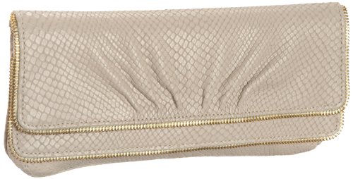 Lauren Merkin Allie Textured Snake Clutch Lauren Merkin Allie Textured Snake Clutch