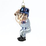 Chicago Cubs MLB Glass Player Ornament (4 Caucasian)