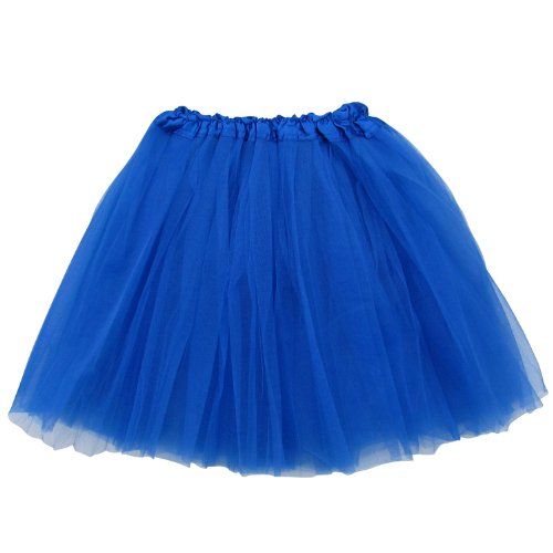 Plus Size Adult - Princess Costume Ballet Warrior Dash/Run - Tutu (Royal Blue)