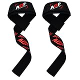 AQF Padded Weight Lifting Training Gym Straps Hand bar Gel Grip - FREE DELIVERY