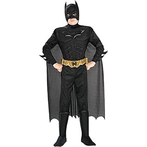 Batman Dark Knight Deluxe Muscle Chest Batman Child Costume - Medium - Kid's Costumes