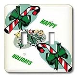 Florene Christmas - Holiday Cheer - Light Switch Covers - double toggle switch