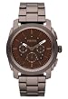 Fossil - Machine - Stainless Steel Watch - Brown - FS4661