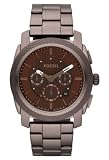 Fossil - Machine - Stainless Steel Watch - Brown - FS4661