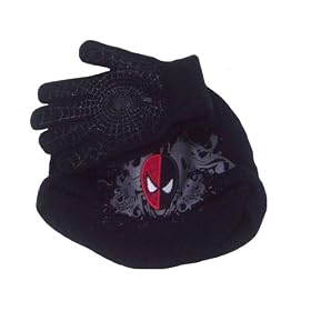 Marvel Spider Man Winter Set Beanie / Hat, Gloves Bk