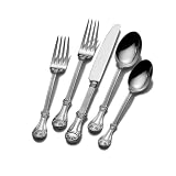Wallace Mandolin Mirror Finish 45-Piece Flatware Set, Service for 8