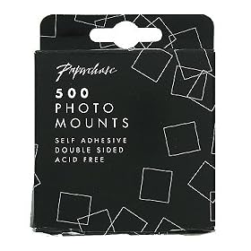 Paperchase 500 Photo Mounts.Transparent Design