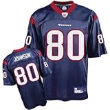 David Carr Jersey: Reebok Navy Replica #8 Houston Texans Jersey - Large