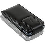 monsoon TURIN I Vertical Leather Case Holster with Rotating Belt Clip for iPhone 5 5s 5c (Fits iPhone 5 by itself)