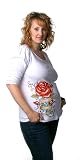 Long Sleeve Rose Tattoo Maternity Tee 41UcS8uXczL. SL160 Long Sleeve Rose Tattoo Maternity Tee