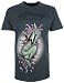 Ed Hardy T-Shirt "Snakes and Swords" Herren Grau Large