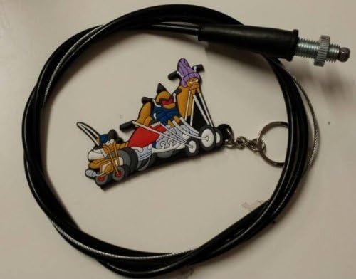 SCOOTER PALACE- 97cc 2.8hp Mini Baja Throttle Cable for Racer Blitz Dirt Bug DB30 Doodle Bug KEY CHAIN