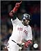 David Ortiz - Celebrates after his game winning RBI single in 14th inning of Game 5, 2004 ALCS 16 x 20 Licensed Photo - Poster -- Framing Options Available Image