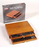 Derwent Sketching 48 Pencil Wooden Box