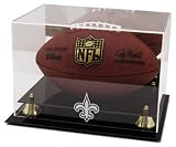 New Orleans Saints Golden Classic Football Display Case