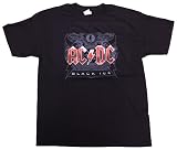 Impact Men's AC/DC Black Ice Short Sleeve T-Shirt,Black,Large