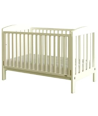 Boori Urbane Aztec 2 in 1 Cot Bed - Soft White