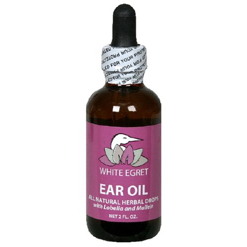 White Egret Earomatherapy Ear Oil without Garlic (Pack of 4) by White Egret Earomatherapy