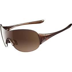 Oakley Miss Conduct Women's Asian Fit Lifestyle Fashion Sunglasses w/ Free B&F Heart Sticker - Brown Sugar/VR50 Brown Gradient