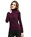 MIUK Women's 100% Cashmere Sweater Basic Slim Turtleneck Long Sleeve Pullovers