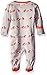 L'ovedbaby Unisex Baby Organic Snap Footie (Eggplant Butterflies, 0-3m)