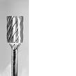 CARBIDE BUR GROBET MADE IN U.S.A. CYLINDER PLAIN END 1/4X5/8X1/4 ALUMINUM CUT