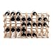 Modular 40 Bottle Wine Rack (Natural