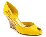 PATENT PEEP TOE WEDGE