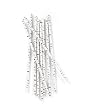 Kikkerland Biodegradable Paper Straws, Birch, Box of 144