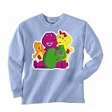 Barney - Clothing - Group Pose Light Blue Long Sleeve T-Shirt