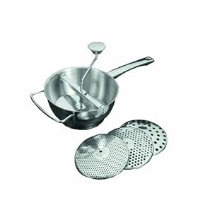 Metaltex Food Mill, Stainless Steel, 20 cm Diameter
