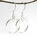 2 pcs .925 Sterling Silver Round Ear Wire French Hook Dangle Chandelier Connector/Findings/Bright